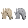 thumbnail image 2 of Wosthever 1 par de guantes para barbacoa antideslizantes, guantes de cuero ignífugos para pícnic al aire libre, Camping, guantes para hornear, Estufas de camping Caqui, 2 of 6