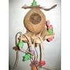 Parrotopia TOY 36 10 inch x 10 inch x 19 inch Coconut Hut