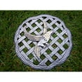 thumbnail image 2 of 12" Aluminum Round Eagle Shaped Stepping Stone, 2 of 2