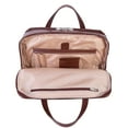 thumbnail image 3 of HARPSWELL | 17” Leather Dual-Compartment Laptop Briefcase, 3 of 10