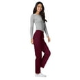 thumbnail image 5 of Adar Universal Scrubs For Women - Tapered Utility Cargo Scrub Pants - 503 - Burgundy - 4X, 5 of 7
