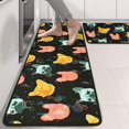 thumbnail image 2 of Kitchen Rugs Sets Of 2,Music Bulldog Anti Fatigue Kitchen Mat Rugs Non Slip Washable,Decorative Kitchen Floor Mats for Kitchen,Sink,Laundry,17"x47"+17"x47", 2 of 5