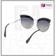 thumbnail image 4 of MIU MIU 58T GLITTER FABRIC MU58TS Rimless Blue Silver Crystal Sunglasses Women, 4 of 6