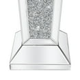 thumbnail image 5 of SHYFOY Glam Mirrored Pedestal Table with Crushed Diamond Accents – Modern Luxury Display Stand, 5 of 8