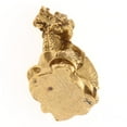 thumbnail image 3 of DOLITY Copper Fengshui Dragon Turtle Wealth Statue Figurine Housewarming Gift Coins, 3 of 7