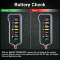 thumbnail image 3 of Automobile 12V Battery Load Tester Car Autocycle Marine Alternator Analyzer Diagnostic Tool, 3 of 9
