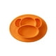 thumbnail image 1 of Plato para Bebé con Tapete Antiderrapante Diseño Chango Match & Enjoy Plato con divisiones en forma de chango color naranja, 1 of 5