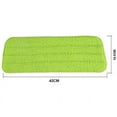 thumbnail image 3 of Machine Washable Reusable Microfiber Mop Pads, 42 X 14 Cm, Compatible With Bona And Other Mop Systems, Thorough Cleaning Of Laminate & Hardwood Floors, Pet Hair And Debris, 3 of 8