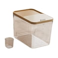 thumbnail image 2 of Tnarru Food Storage Container Grain Container Dry Food Canister Slid Lid Household Rice Bin Rice Bucket for Sugar Cabinet Restaurant L, 2 of 8