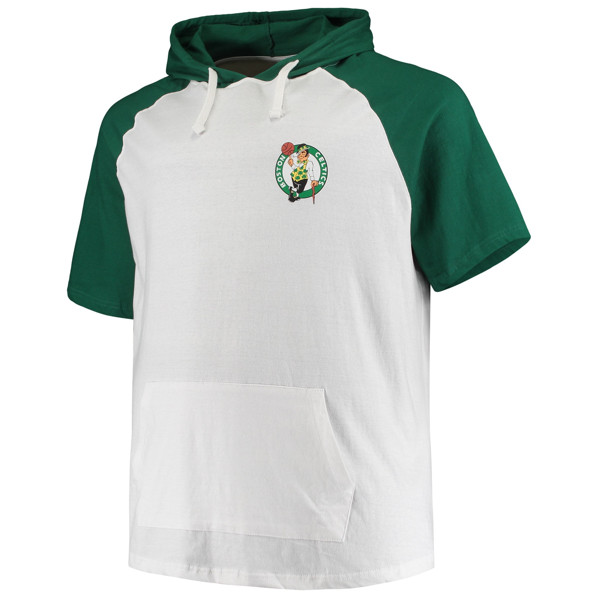 boston celtics short sleeve hoodie