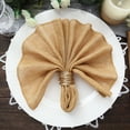 thumbnail image 6 of BalsaCircle 5 Square Gold 19x19" Faux Burlap Linen Dinner Napkins Party Events Catering Decorations Supplies, 6 of 8