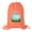 Blue Egg-Orange, variant on Personalized Easter Basket Bags, Cotton Drawstring Backpacks Custom Easter Bags - Wavy Lines Egg