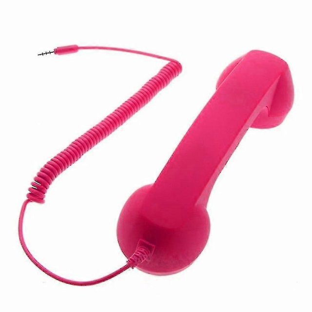 Combiné Téléphonique Rétro 3,5 mm pour Téléphone Mobile et Cellulaire avec Microphone