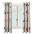 thumbnail image 3 of Blackout Curtains for Bedroom Flamingo Full Room Darkening Grommet Curtains for Living Room,Thermal Insulated Ombre Drapes, 3 of 7