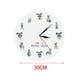 thumbnail image 3 of Reloj de pared,Reloj de pared decorativo con forma de gato para sala de estar silenciosa,Reloj de pared de madera,decoración moderna,Reloj de pared,Reloj de pared decorativo,reloj de pared, 3 of 7