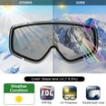 thumbnail image 6 of findway Ski Goggles, 100% UV Protection OTG Snow Goggles for Men, Women & Youth, 6 of 6