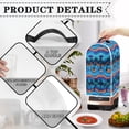 thumbnail image 4 of HELLHERO Palm Wave Pattern Dust Cover for Home Kitchen Indoor Easy to Clean Durable Blender Cover, 4 of 6