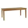 thumbnail image 6 of Modway Marina 7-Piece Teak Wood Patio Dining Set in Natural & White, 6 of 9