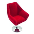 thumbnail image 1 of 1/12 silla sillón muebles de sala de estar en miniatura rojo Sunnimix sillas de casa de muñecas, 1 of 8