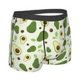 thumbnail image 2 of KLL Green Avocado Men's Cotton Boxer Briefs Underwear-XX-Large, 2 of 8