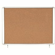 MasterVision Water-Resistant Enclosed Corkboard