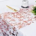 thumbnail image 3 of Coussin Table Coureur Personnalité Minable Conception Unique Feuille Rouge Polyester Estampage Doré Table à Manger Coureur de Banquet de Mariage Fournitures Or Rose, 3 of 5