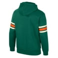 thumbnail image 3 of Men's Colosseum Green Miami Hurricanes Saluting Pullover Hoodie, 3 of 3