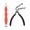 Red, variant on M Buder Electrical Disconnect Pliers 60 Degree Bend Carbon Steel Fuel Line Hose Plier Set with Double Ended Terminal Separator Removal Tool for Automotive Repairs, Black (10 inches / 25.4 cm)