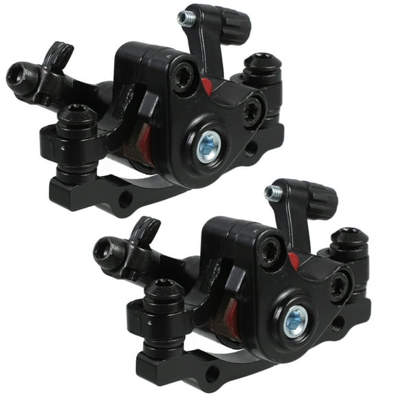 SEWCHICS 2Pcs Black Aluminum Rear Disc Rotor Brake Practical Mountain Bike