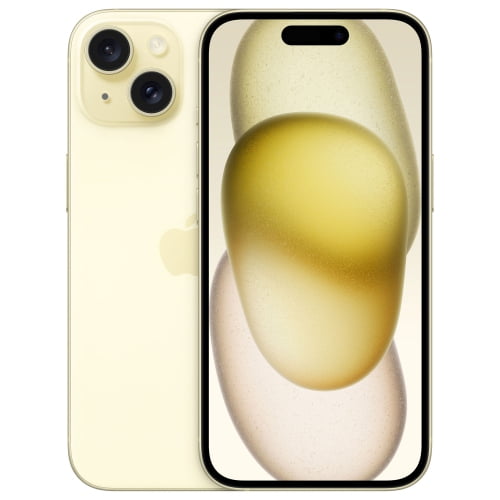 Restauré Apple iPhone 15 (128 Go, Jaune) Écran Super Retina XDR 6,1 Pouces, Puce A16 Bionic - Boîte Ouverte