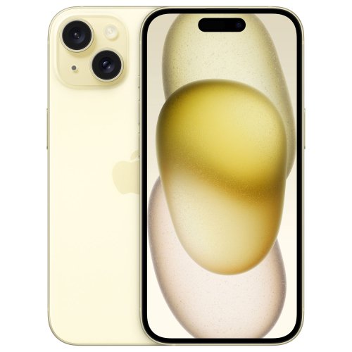 Restored Apple iPhone 15 (128GB, Yellow) 6.1" Super Retina XDR Display, A16 Bionic Chip - Open Box