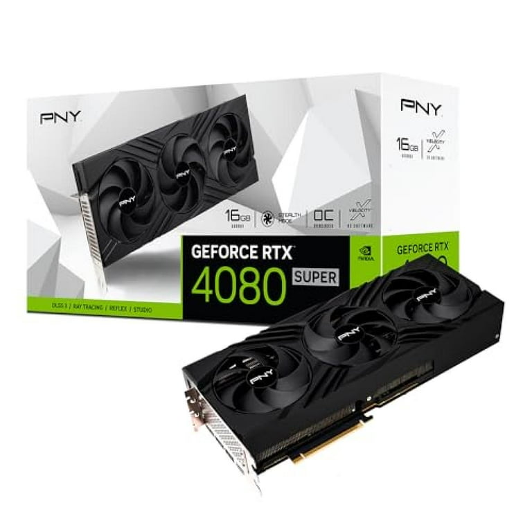 PNY GeForce RTX 4080 Super 16GB Verto Overclocked Triple Fan Video