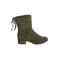 thumbnail image 2 of New Women Breckelles Houston-13 Faux Suede Round Toe Drawstring Boot, 2 of 6