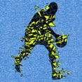 thumbnail image 2 of Boy's Lost Gods Abstract Basketball Silhouette Performance Graphic Tee Royal Blue Heather X Large, 2 of 4