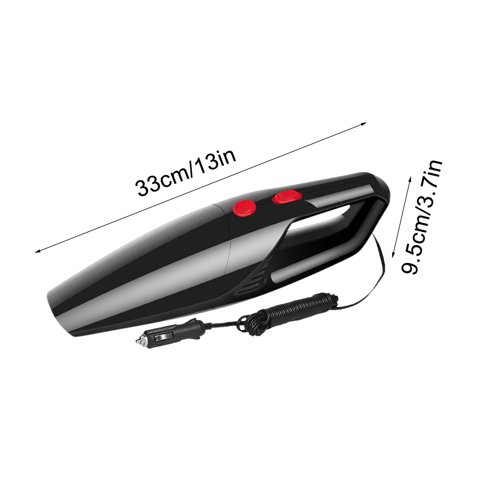 Cordless Car Vacuum Cleaner, Wet Dry Handheld Portable Vacuum with USB Charging, Ergonomic Design for Car Interior Pet Hair Crumbs Spills, Includes Nozzle/Brush/Hose