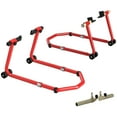 thumbnail image 1 of HOMCOM Motorcycle Stand Lift, 850 lbs Front & Rear Wheel Paddock Lift Stand, 1 of 10