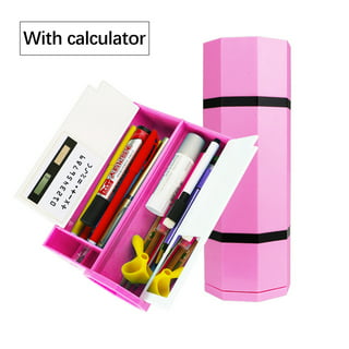 Pen + Gear Cloth Zipper Pencil Pouch, Pencil Case, Pink, 8.75 x