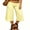 Light Yellow, variant on Fold Over Gaucho Pants for Women Foldover Solid Flowy Capri Pants Y2k Wide Leg Yoga Culottes