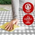 thumbnail image 4 of Sorfey Fitted Picnic Table Cover Checkered Rectangle Tablecloth, Gray 60"x 30", 4 of 6