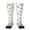 2 Black-2, variant on Easter Rabbit print thigh-high socks, crafted for both men and women with a stretchy, high-opaque design perfect for daily wear