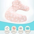 thumbnail image 5 of Funda de almohada de lactancia materna Hukapapa y localizador de lactancia materna y alimentación con biberón, soporte babySwan con base naranja, 5 of 5