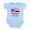 Sky Blue, variant on CafePress - Half Thai 100% Cute Body Suit - Baby Light Bodysuit, Size Newborn - 24 Months