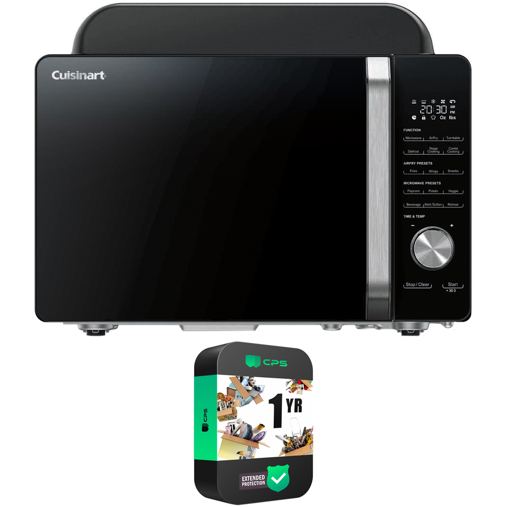 Cuisinart AMW60 3in1 Microwave AirFryer Oven Bundle with 1 Year