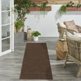 thumbnail image 5 of Nourison Practical Solutions Outdoor Mocha 2'2" x 8' Area Rug (2x8), 5 of 9