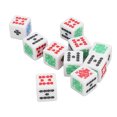 thumbnail image 1 of Dados De Póquer, Dados De Póquer De 6 Caras, Acrílico Ligero Antiarañazos, Interactivo Para El Hogar, 1 of 7