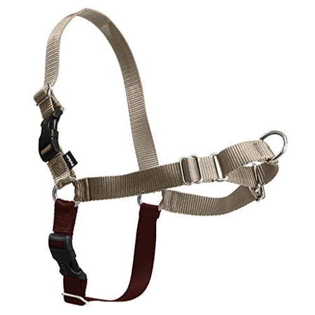 PetSafe Easy Walk Dog Harness, No Pull Dog Harness, Fawn/Brown, Medium