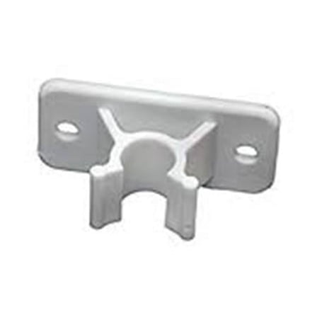 White Plastic Entry Door Holder - Clip