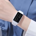 thumbnail image 2 of Square Men's and Women's Leisure Sports Digital Watch Multifunctional Sports Watch Digital Dial Waterproof LED Watch Fashion Minimalist Design, 2 of 7
