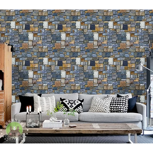 Rollo Papel Tapiz Vinil Decorativo Adherible Para Pared 10 M H&Jess PAPEL TAPIZ