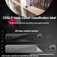 thumbnail image 2 of 6pcs For Vinyls Record Classification Label Card A-Z Letter Quick Classification Card Transparent Acrylic Album Organizers Divid, 2 of 12